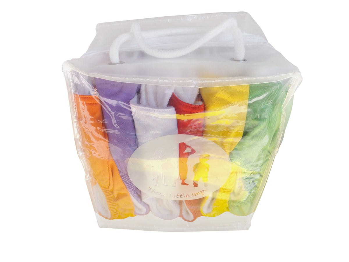 Three Little Imps Premium Range Colour Cloth Nappies (2 inserts each) - Set of 6 Three Little Imps